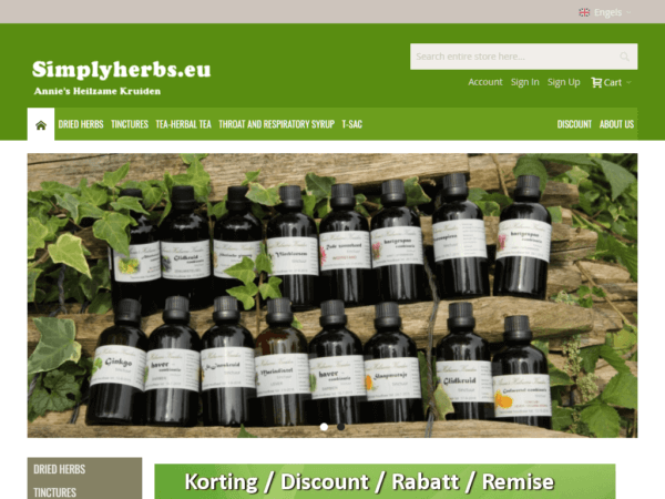 Simply-Herbs-Homepage