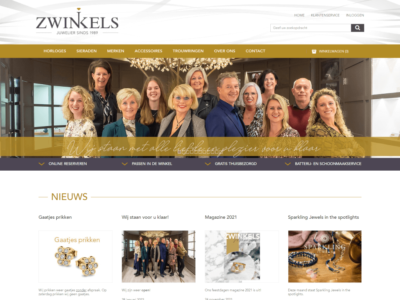 Juwelier Zwinkels home_scherm
