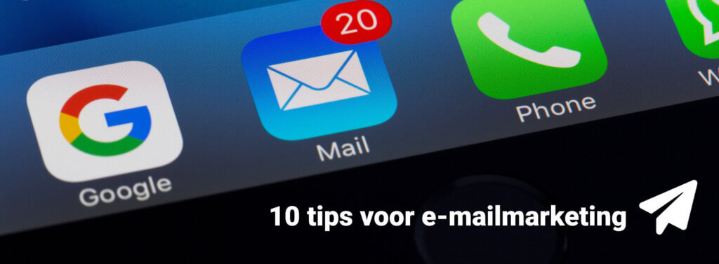 10 tips voor e-mailmarketing blogbanner